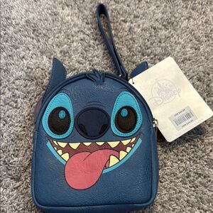 Disney Stitch Blue and Teal Wristlet